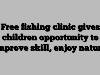 Free fishing clinic gives children opportunity to improve skill, enjoy nature