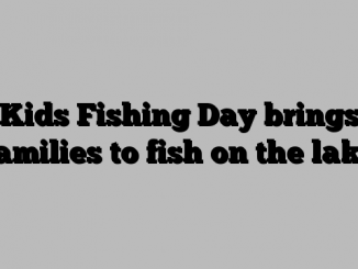 Kids Fishing Day brings families to fish on the lake