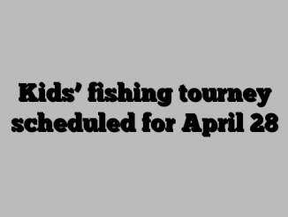 Kids’ fishing tourney scheduled for April 28