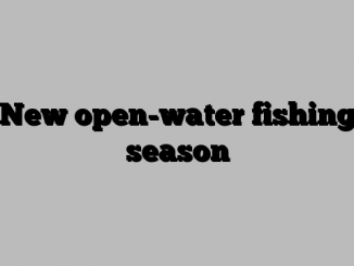 New open-water fishing season