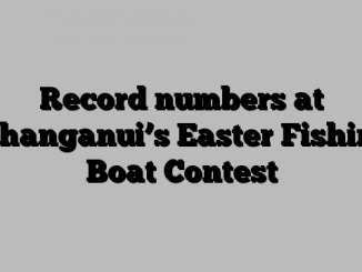 Record numbers at Whanganui’s Easter Fishing Boat Contest