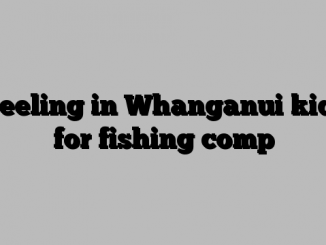 Reeling in Whanganui kids for fishing comp