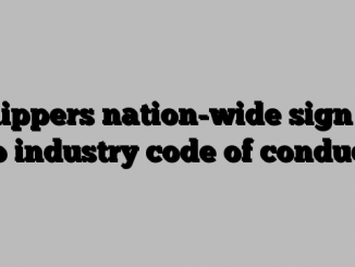 Skippers nation-wide sign up to industry code of conduct