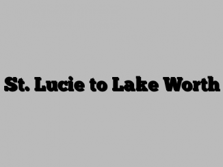 St. Lucie to Lake Worth