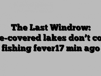 The Last Windrow: Ice-covered lakes don’t cool fishing fever17 min ago