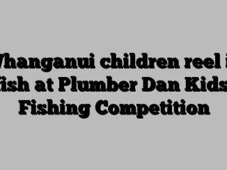 Whanganui children reel in fish at Plumber Dan Kids’ Fishing Competition