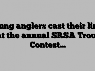 Young anglers cast their lines at the annual SRSA Trout Contest…