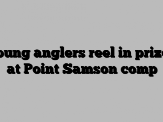 Young anglers reel in prizes at Point Samson comp