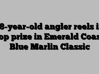 18-year-old angler reels in top prize in Emerald Coast Blue Marlin Classic