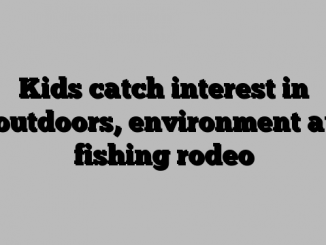 Kids catch interest in outdoors, environment at fishing rodeo