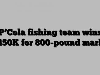 P’Cola fishing team wins 0K for 800-pound marlin