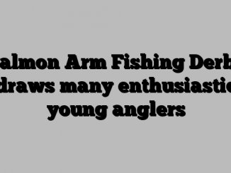 Salmon Arm Fishing Derby draws many enthusiastic young anglers