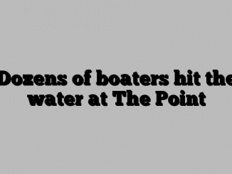 Dozens of boaters hit the water at The Point