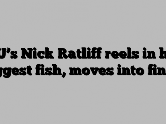 CU’s Nick Ratliff reels in his biggest fish, moves into finals