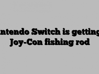 Nintendo Switch is getting a Joy-Con fishing rod