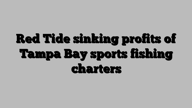 Red Tide sinking profits of Tampa Bay sports fishing charters