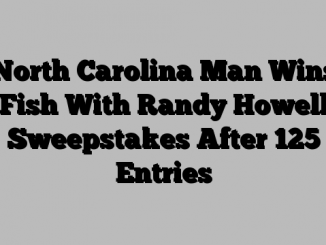 North Carolina Man Wins Fish With Randy Howell Sweepstakes After 125 Entries