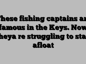 These fishing captains are famous in the Keys. Now theya re struggling to stay afloat