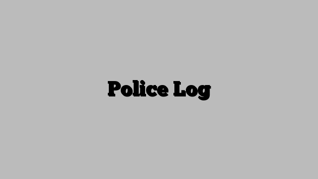 Police Log