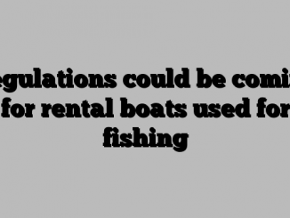 Regulations could be coming for rental boats used for fishing