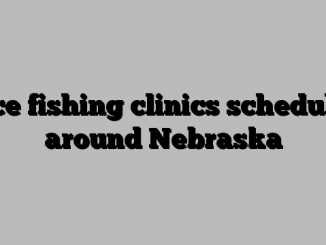 3 ice fishing clinics scheduled around Nebraska