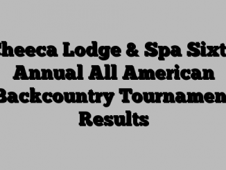 Cheeca Lodge & Spa Sixth Annual All American Backcountry Tournament Results