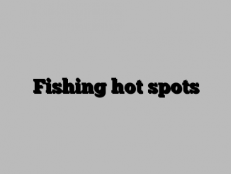 Fishing hot spots