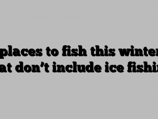 3 places to fish this winter – that don’t include ice fishing