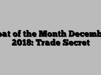 Boat of the Month December 2018: Trade Secret