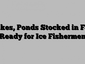 Lakes, Ponds Stocked in Fall Ready for Ice Fishermen